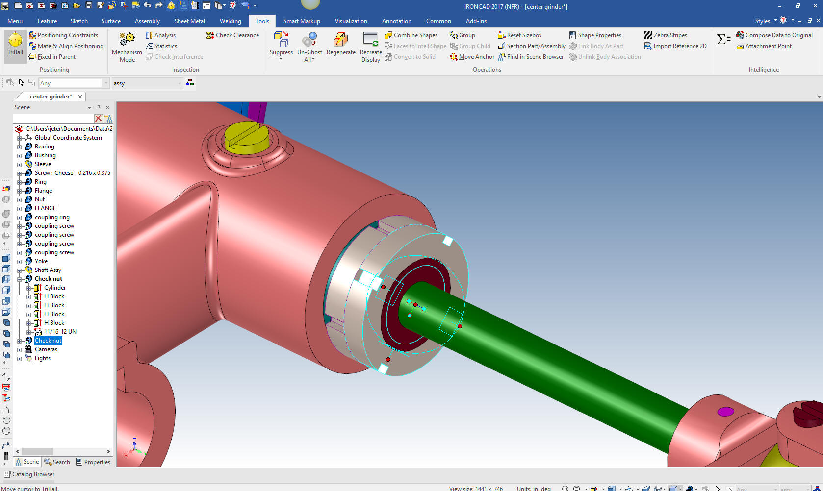 iron cad attachment points