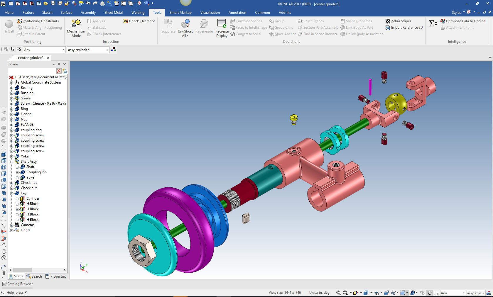 how to make a flexible part in ironcad