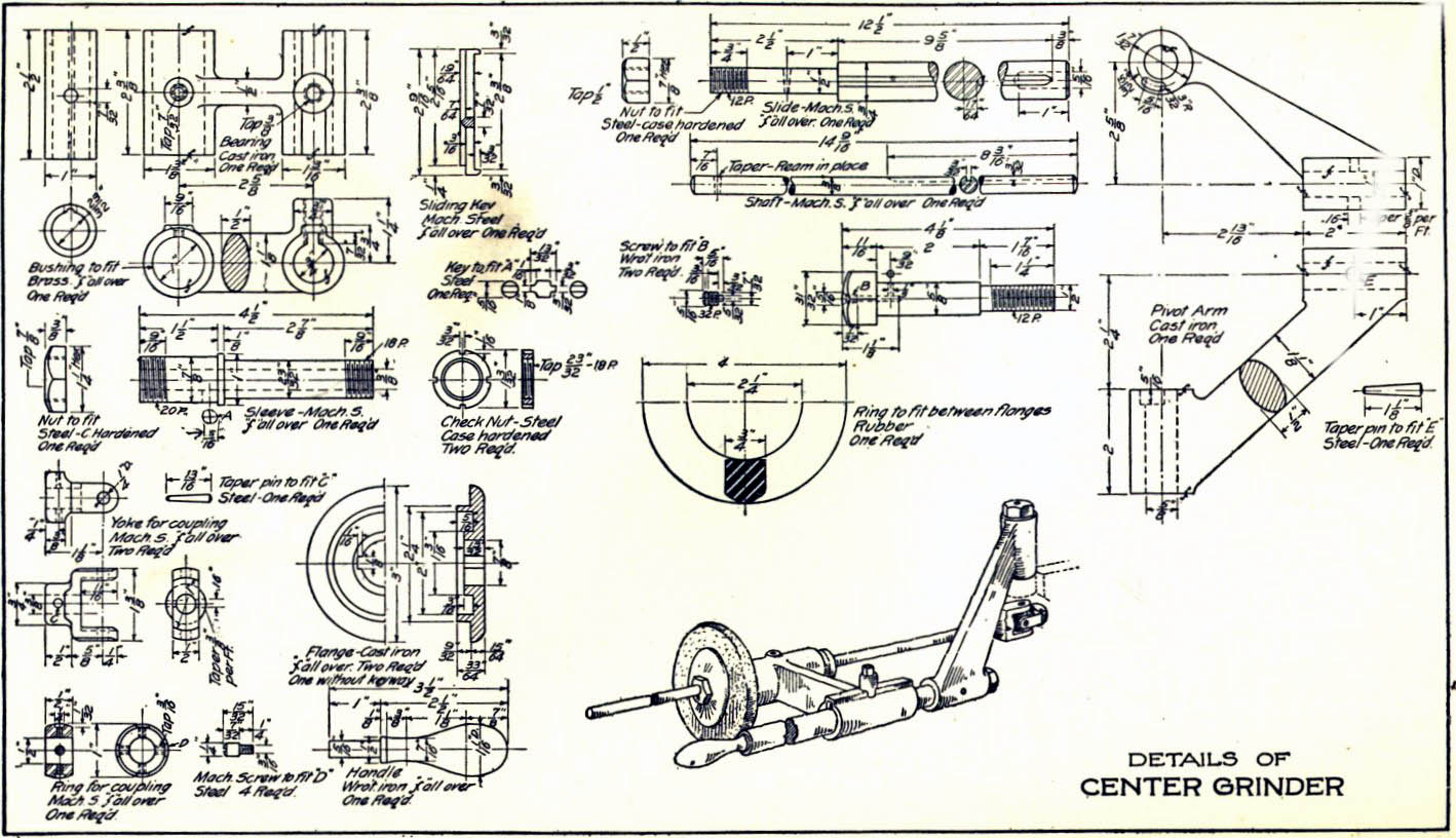 mechanical drawing 3d