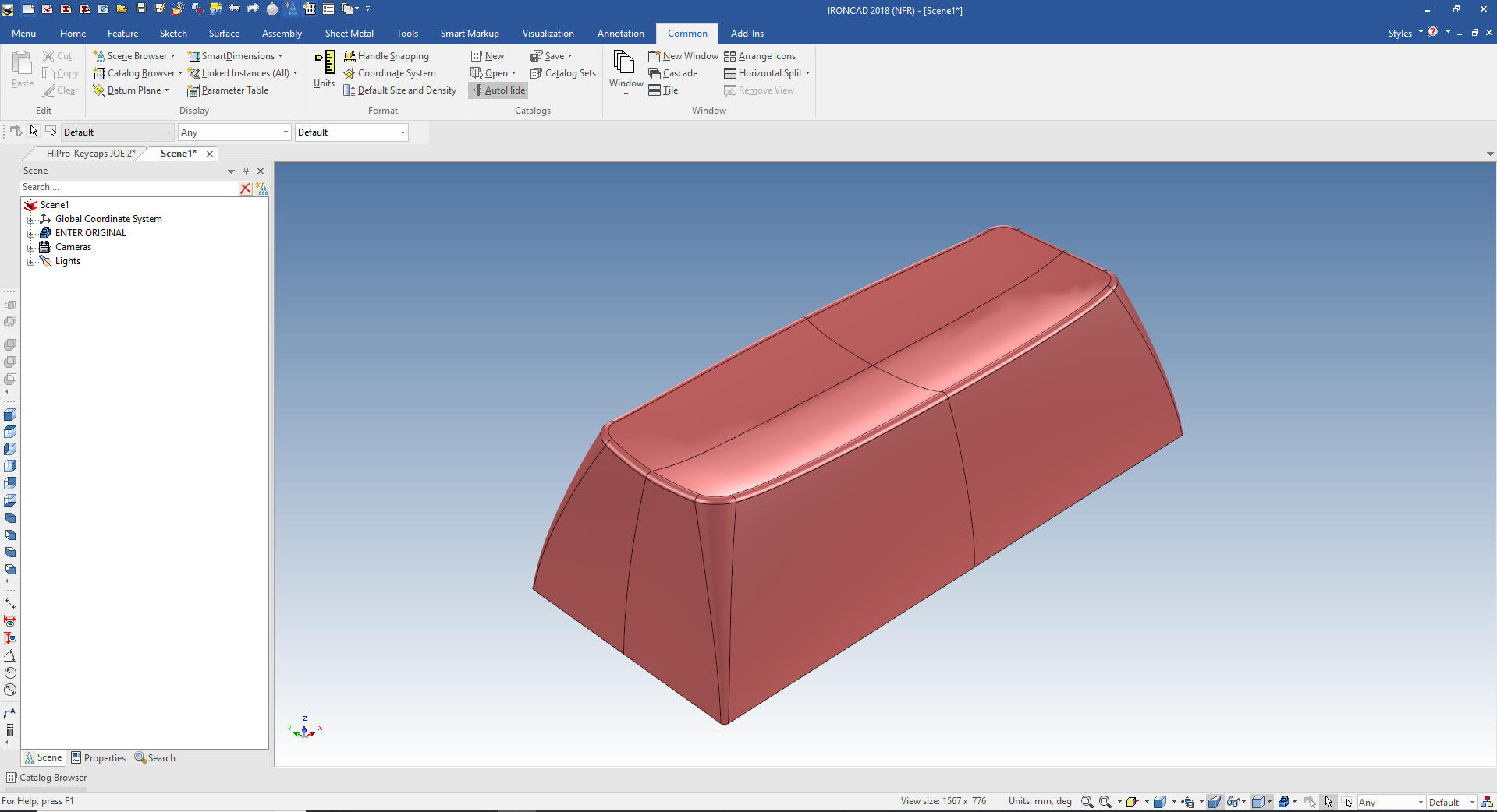 Ironcad import collection of polygons