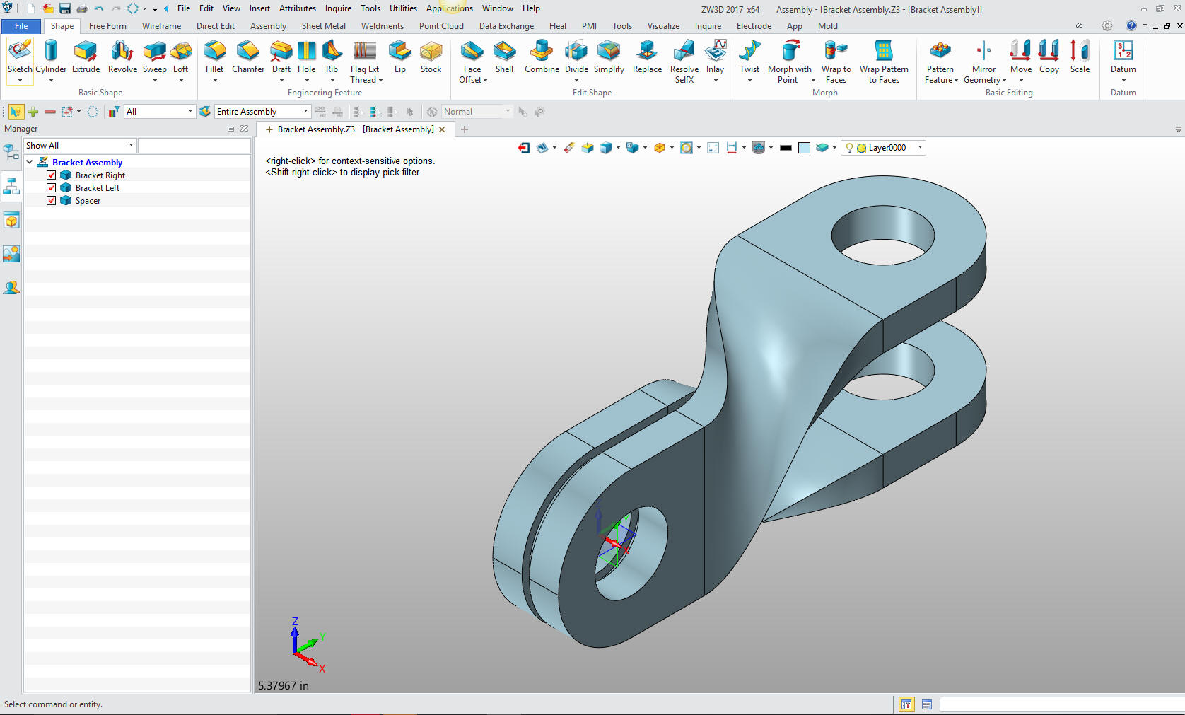 3d модель фрезы solidworks