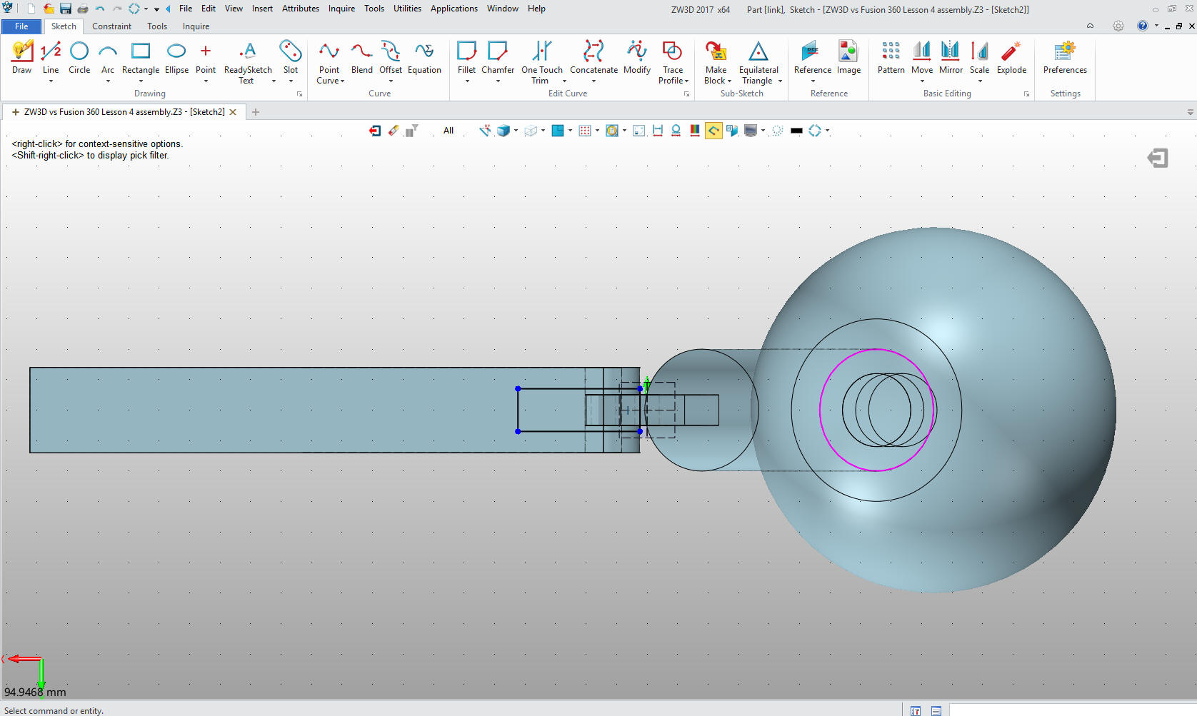 3d sketch fusion 360